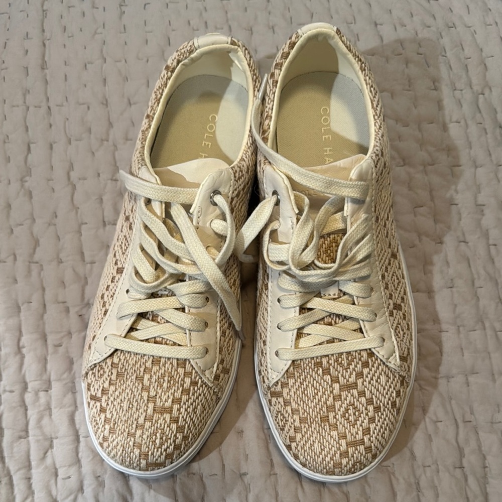 Cole Haan Women's Tan Sneakers Size 7.5 - Picture 1 of 5